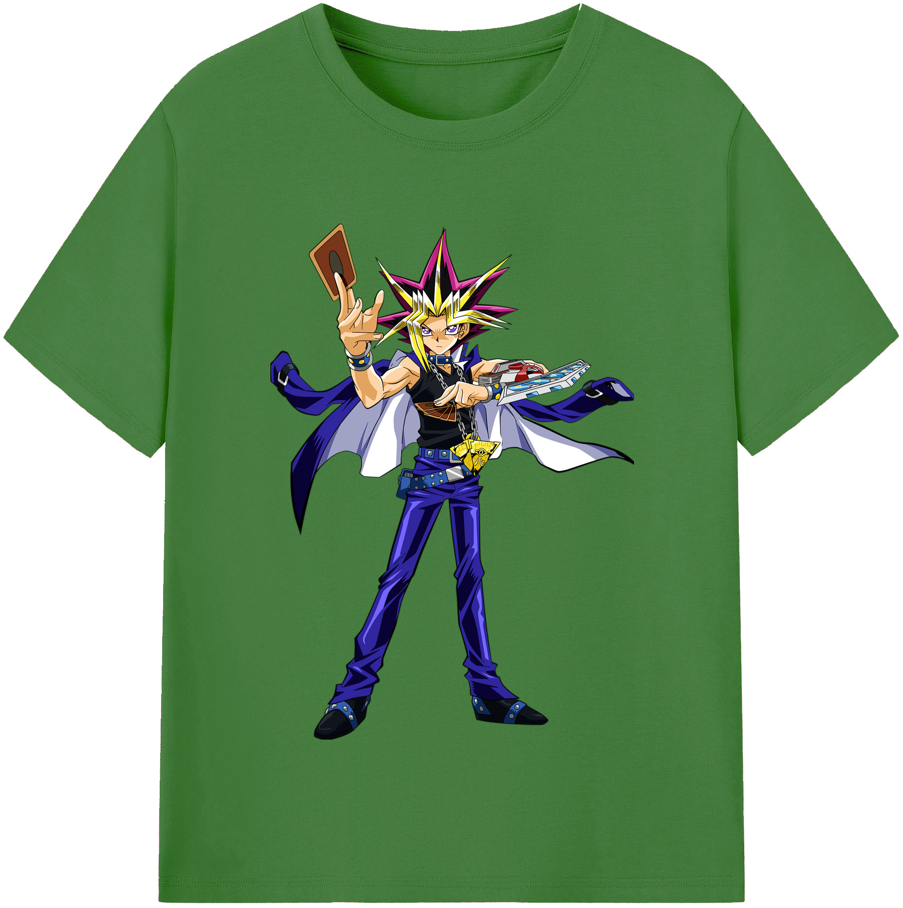 （画像用） 遊☆戯☆王 Yu-Gi-Oh! レディースカジュアルプリントTシャツ（綿100％）